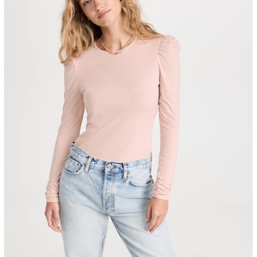 Rebecca Taylor Ruched Shirt Clean Soft Girl Balletcore Old Money Quiet Luxury
